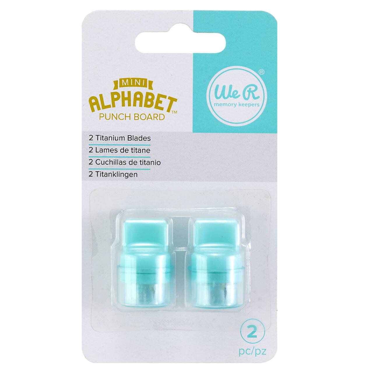 We R Memory Keepers® Mini Alphabet™ Punch Board Blade Refill, 2ct.